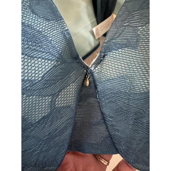 Cacique Invisible Lace Backsmoother Lightly Lined Balconette Bra 46DDD - Picture 4 of 6